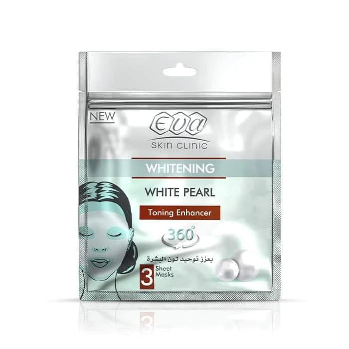 EVA WHITENING "WHITE PEARL" 3SHEET MASKS Anwar Store