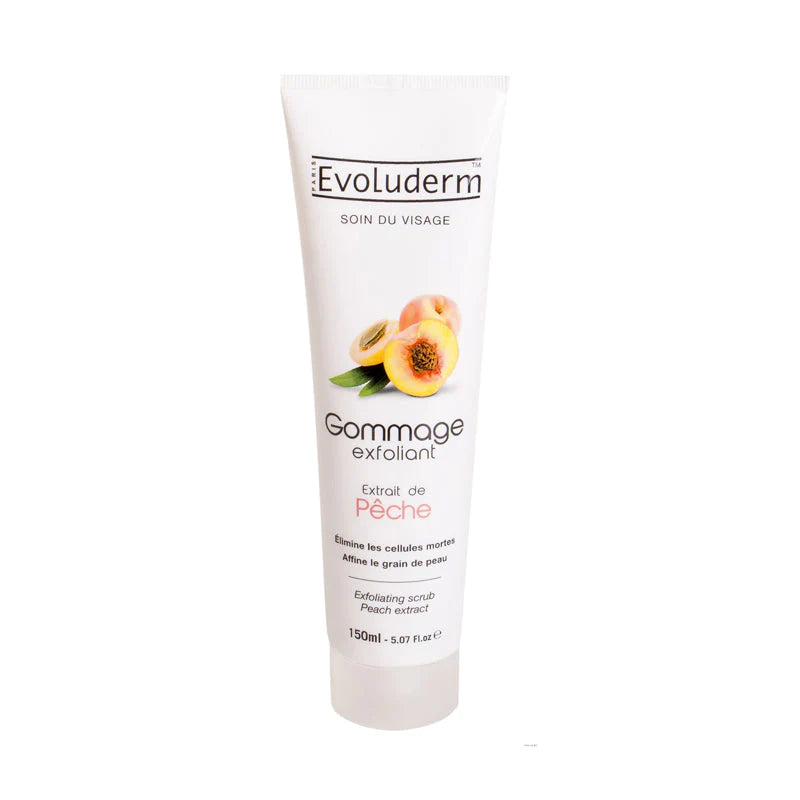 EVOLUDERM PEACH EXFOLIATING FACE SCRUB 150ML Anwar Store