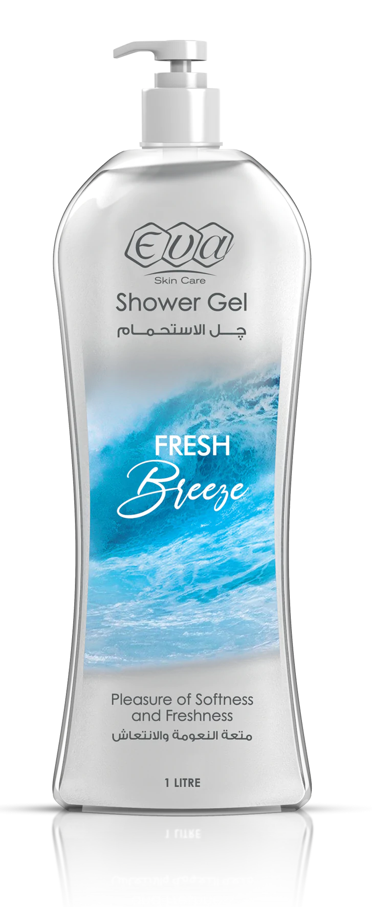 Eva Skin Care Fresh Breeze shower gel 1 liter Anwar Store