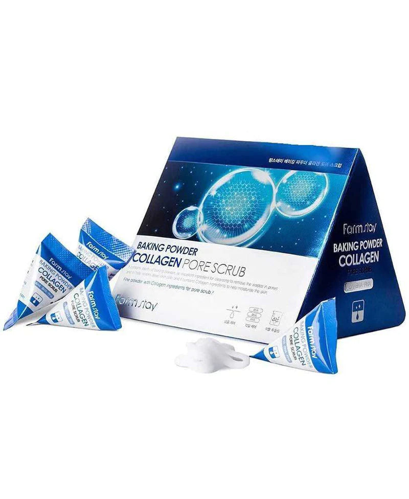 FARM STAY Baking Powder Collagen Pore Scrub 7G Anwar Store