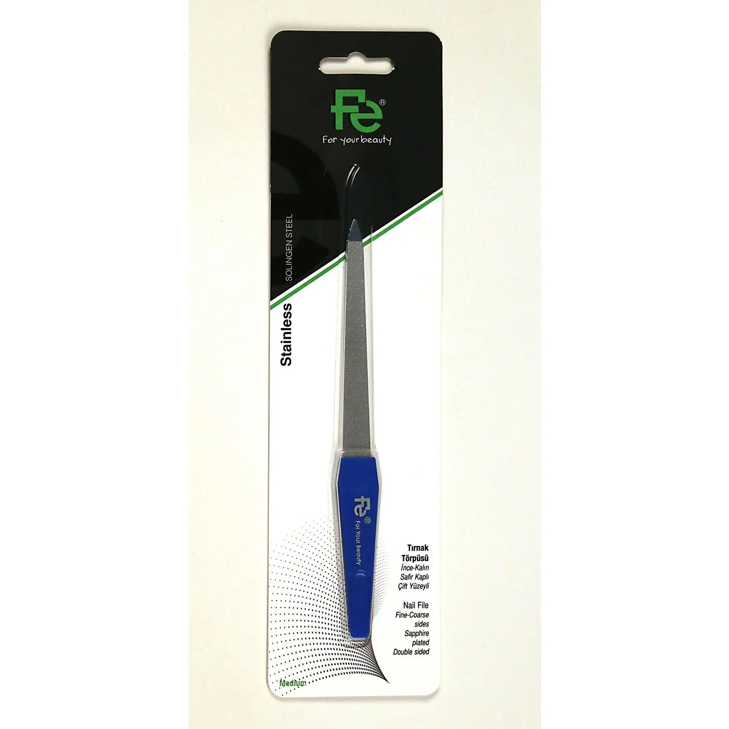 FE SOLIGEN NAIL FILE 017 BLUE Anwar Store