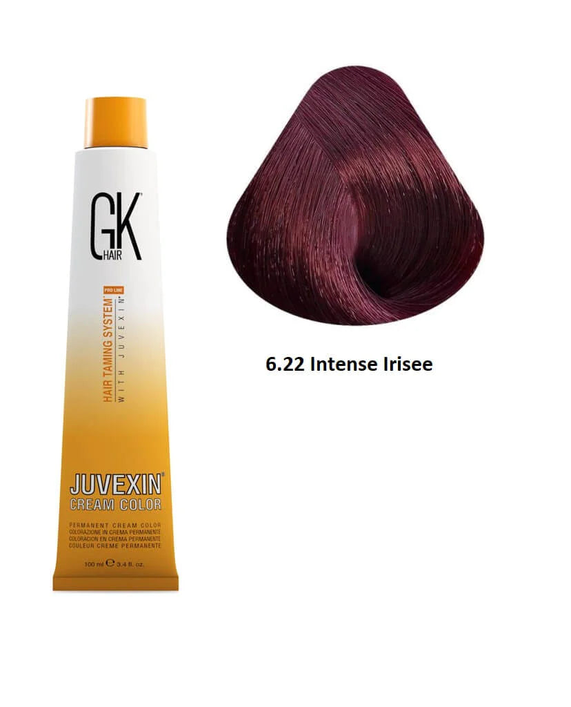 GK JUVEXIN CREAM COLOR 6.22 INTENSE IRISEE Anwar Store