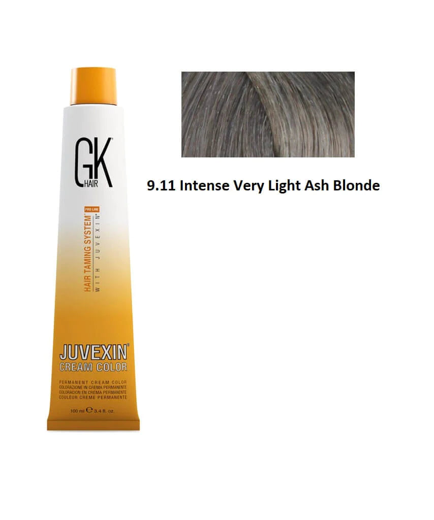 GK JUVEXIN CREAM COLOR 9.11 INTENSIVE VERY LIGHT ASH BLONDE Anwar Store