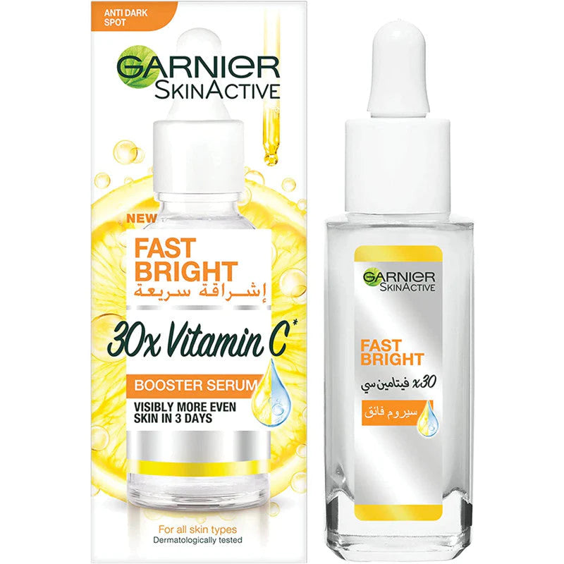 Garnier Fast Bright Vitamin C Booster Serum 30ml Anwar Store