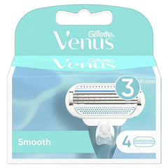 Gillette Venus Smooth Razor for Women with 4 Cartridges Anwar Store