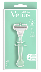 Gillette Venus ماكينة حلاقة Smooth Sensitive 3 شفرات Plus 2 قطعه Anwar Store
