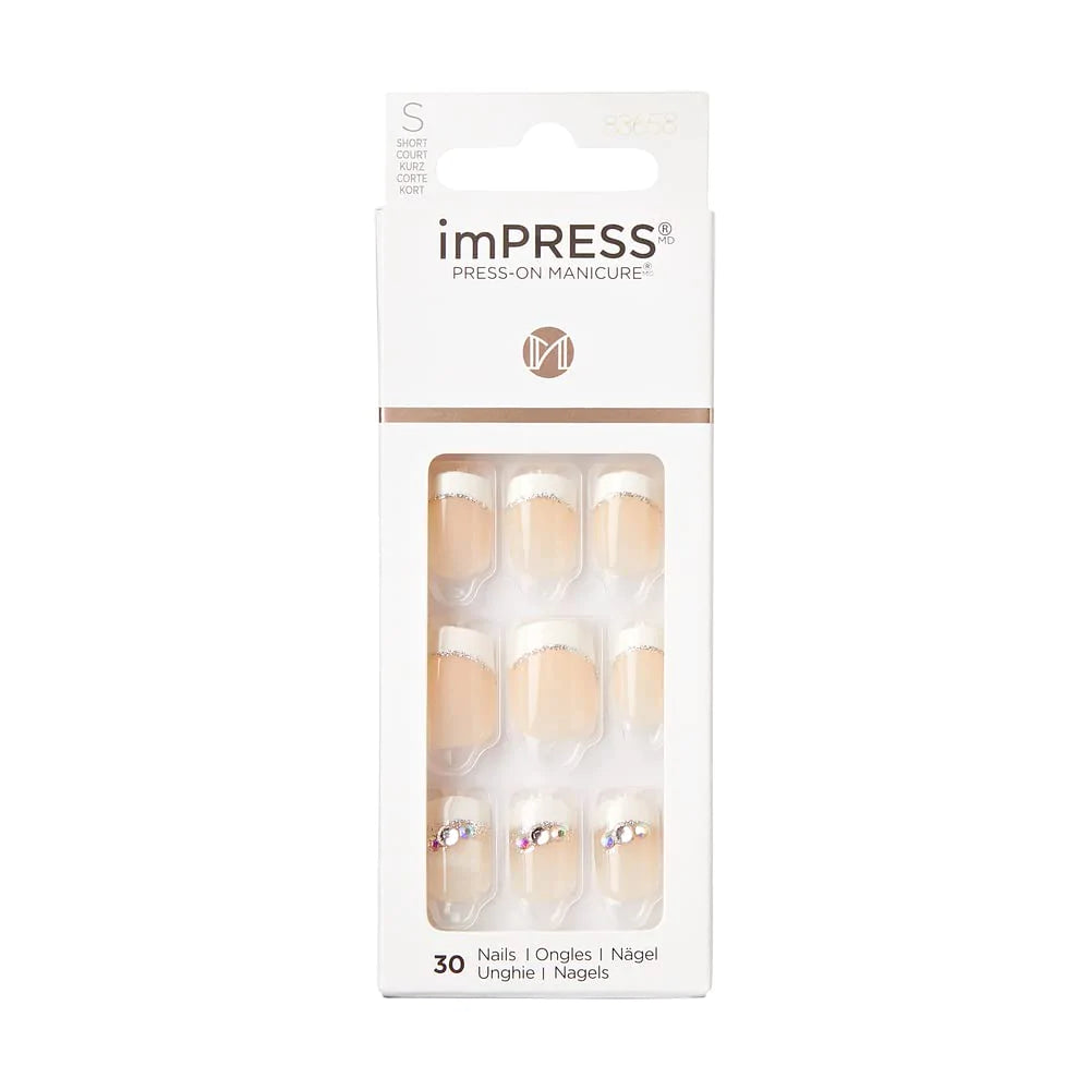 ImPRESS Color Press-On Manicure kim007c NAILS Anwar Store