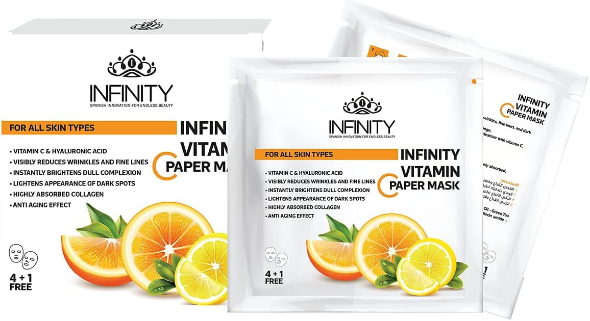 Infinity vitamin paper mask 4+1 free Anwar Store
