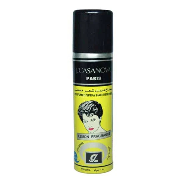 J CASANOVA HAIR REMOVAL SPRAY LEMON 150GM Anwar Store