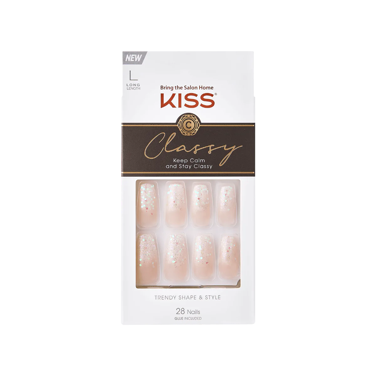 KISS Classy Nails Scrunchie KCS03C 28 Nails Anwar Store