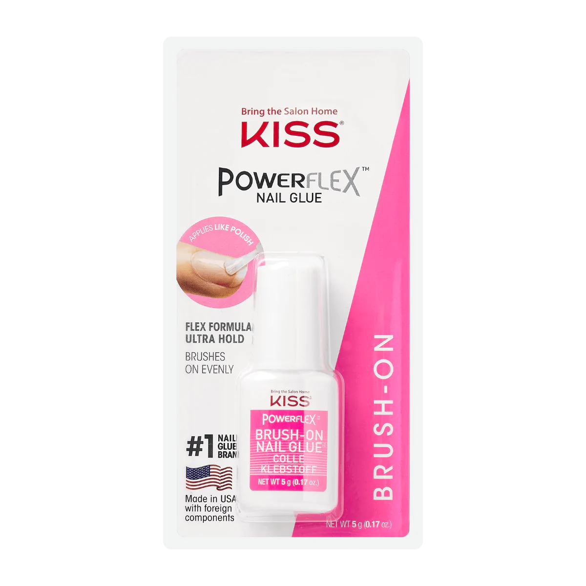 KISS PowerFlex Brush-On Nail Glue 5g Anwar Store