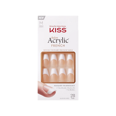 KISS Salon Acrylic French Je T'aime KSA16 28 Nails Anwar Store