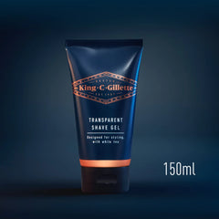 King C. Gillette Transparent Shave Gel 150 ml Anwar Store