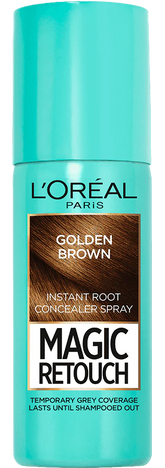 L'Oreal MAGIC RETOUCH Golden Brown Temporary Instant Grey Root Concealer Spray 75ml Anwar Store