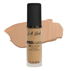 LA Girl Pro Matte Long Wear Foundation - GLM717 Soft Beige 30ml Anwar Store