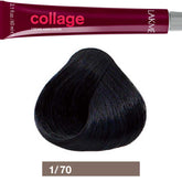 LAKME COLLAGE+ CREME HAIR COLOR 1/70 BLUE BLACK NEGRO AZULADO NOIR BLEUTE 60ML