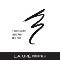 Lakmé Eyeconic Kajal, Deep Black, 0.35g Anwar Store