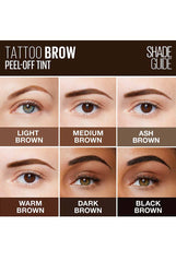 MAYBELLINE Tattoo Brow Peel Off Semi Permanent Eyebrow Tint Medium Brown Anwar Store