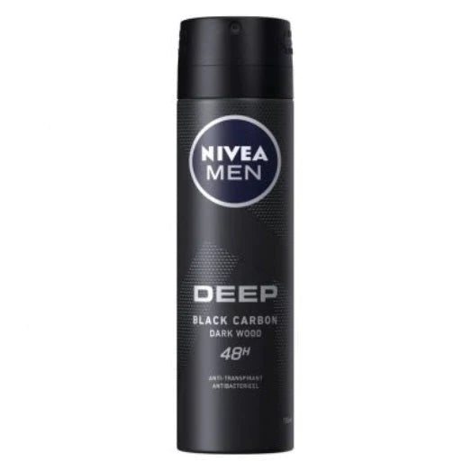 NIVEA DEEP BLACK CARBON DARK WOOD 150ML Anwar Store