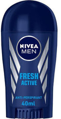 NIVEA MEN Fresh Active Antiperspirant Deodorant Stick - For Men - 40ml Anwar Store