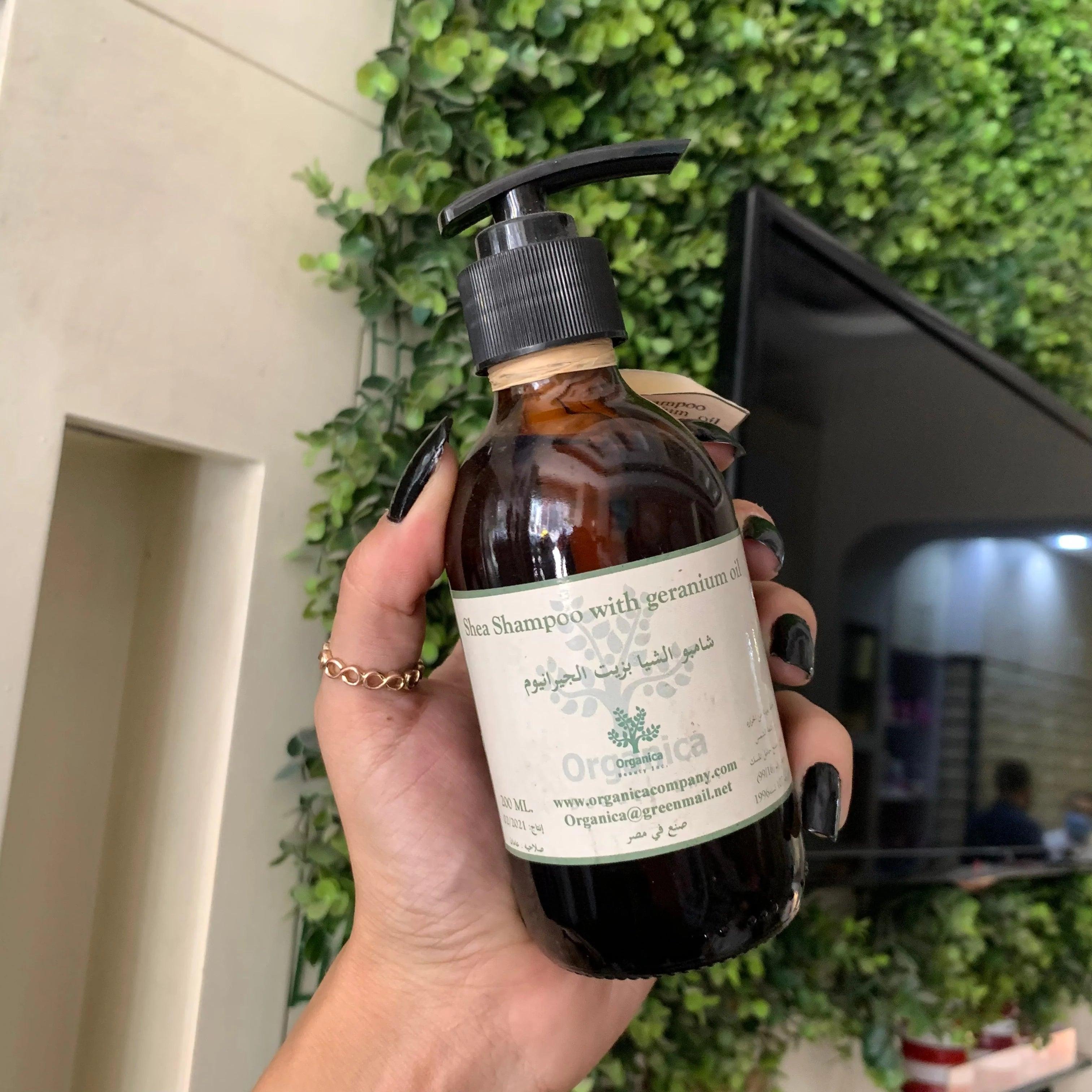 Organica shea Shampoo with geranium oil 200ml Anwar Store