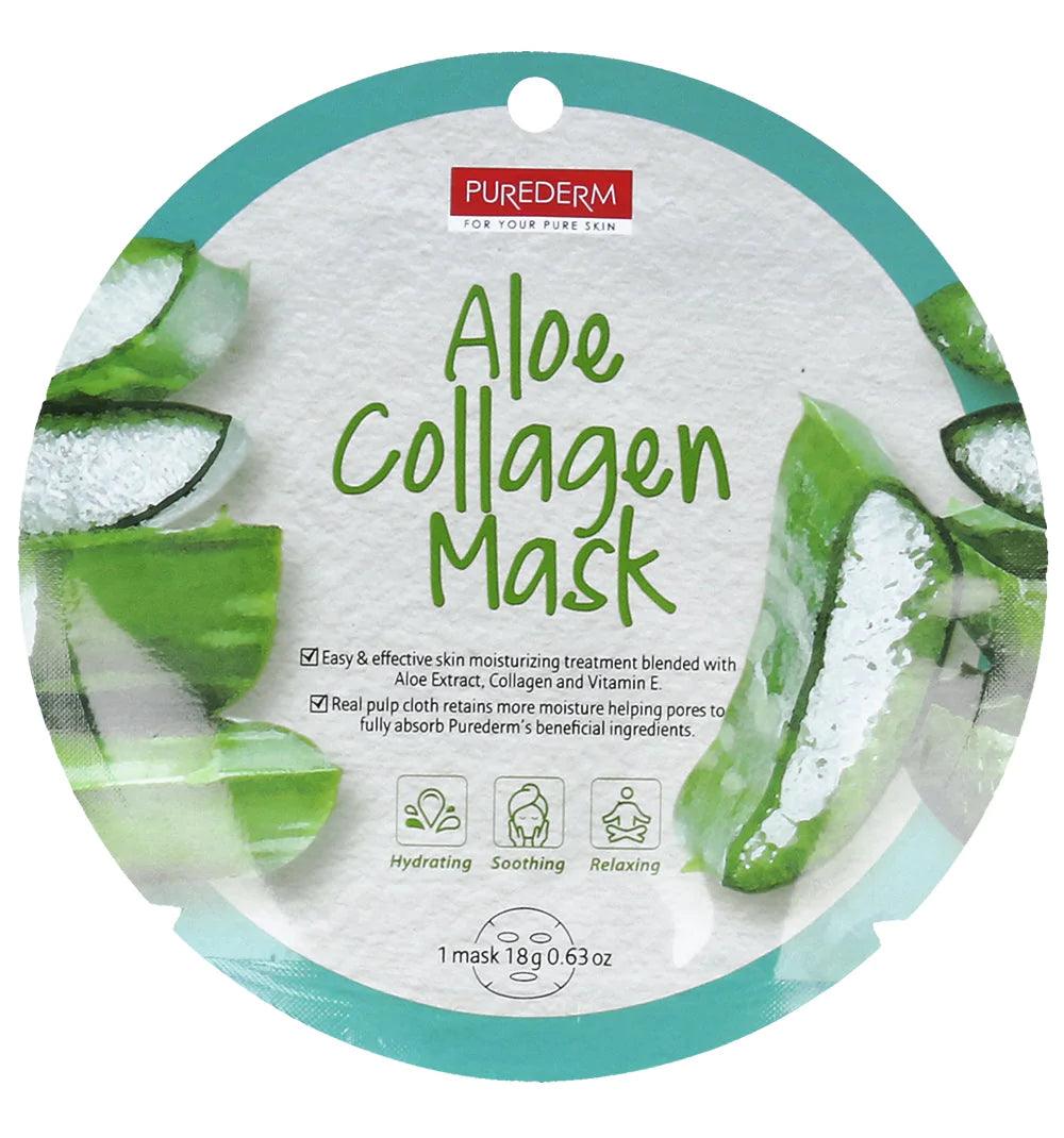 PUREDERM ALOE COLLAGEN SHEET MASK Anwar Store