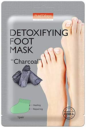 PUREDERM DETOXIFYING FOOT MASK CHARCOAL Anwar Store
