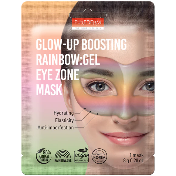 PUREDERM GLOW-UP BOOSTING RAINBOW EYE MASK - 1 mask 8g Anwar Store