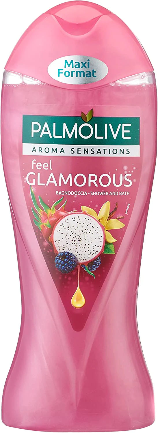 Palmolive:"Aroma Sensations" Shower & Bath Scrub" Feel Glamorous" 650ml - 22fl oz Total Anwar Store