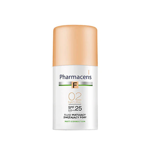 Pharmaceris F -FOUNDATION Pore Refining SPF 25( 02 NATURAL)( F ) 30 ml Anwar Store