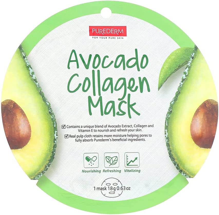 Purederm Avocado Collagen Mask Anwar Store