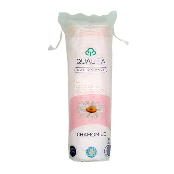 Qualita Makeup Removal Cotton Pads Chamomile - 70pcs Anwar Store