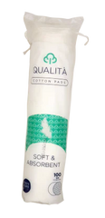 Qualita Makeup Removal Cotton Pads Soft & Absorbent - 100pcs Anwar Store