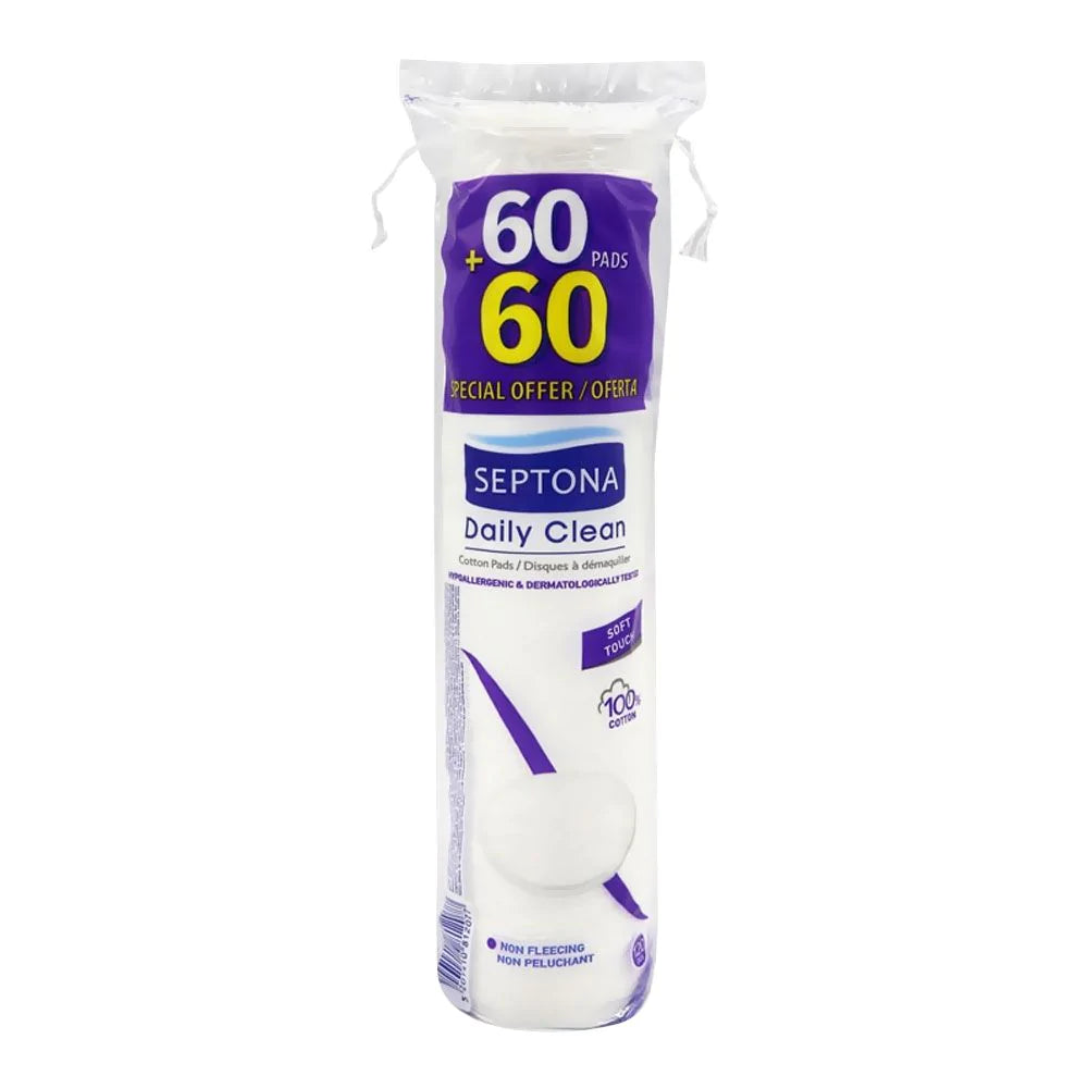 SEPTONA COTTON PADS ROUND 60+60 Anwar Store