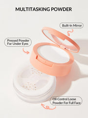 SHEGLAM TRANSLUSENT Insta-ready Face & Under Eye Setting Powder Duo Anwar Store