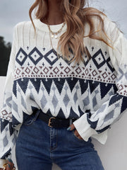 SHEIN PATTERN PULLOVER Anwar Store