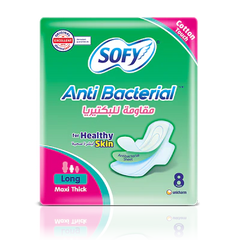 SOFY Antibacterial Maxi Long (29cm) 8 Pads Anwar Store