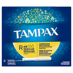 Tampax Cardboard Regular 10 tampones Anwar Store