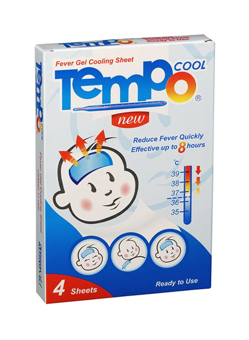 Tempo Cool Sheets/Fever Reducing Cooling Gel Patch Anwar Store