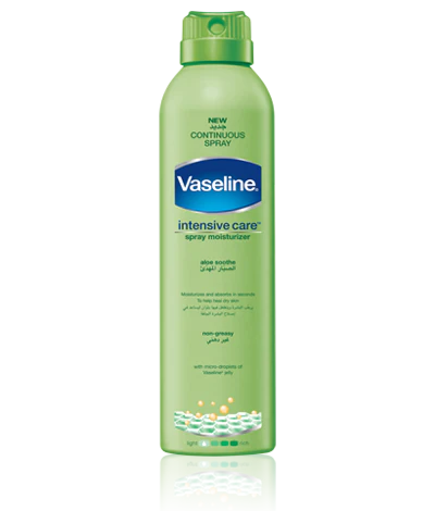 Vaseline Intensive Care Aloe Soothe Spray Moisturiser Spray 190ML Anwar Store