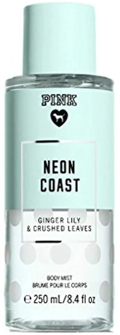 Victoria's Secret PINK Neon Coast Ginger Lily & Crushed Leaves Body Mist 250 ml Anwar Store