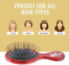 Wet Brush Mini Detangler Disney Princess Glitter Ball- Snow white Anwar Store