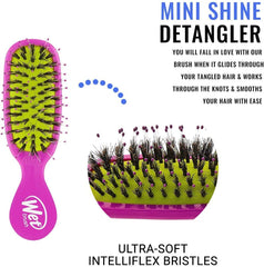 Wet Brush Mini Shine Enhancer Care Brush - Purple By For Unisex - 1 Pc Hair Brush 736658795370 Anwar Store