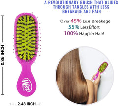 Wet Brush Mini Shine Enhancer Care Brush - Purple By For Unisex - 1 Pc Hair Brush 736658795370 Anwar Store