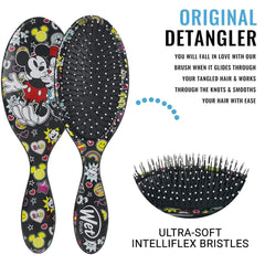 Wet Brush Original Detangler Disney Classic Brush - Super Cool Black 7983 Anwar Store
