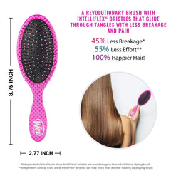 Wet Brush Original Hello Kitty Detangling Brush - Original Hello Kitty - All Hair Types - Ultra-Soft IntelliFlex Bristles Glide Through Tangles with Ease, Pink, 1 Count Anwar Store
