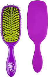Wet Brush Shine Enhancer Detangler Hair Brush - Purple 736658953275 Anwar Store