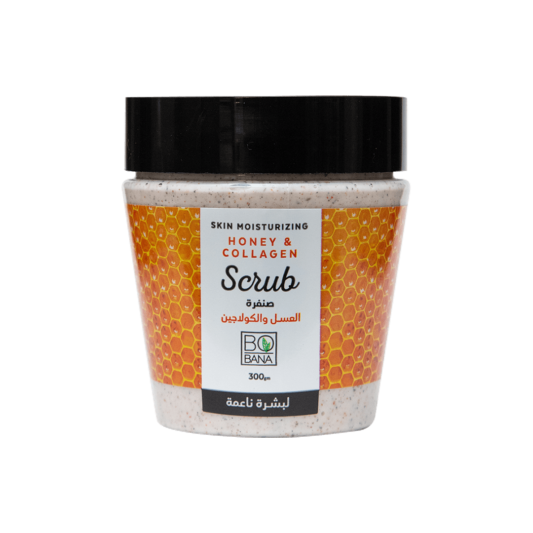 BOBANA SCRUB HONEY& COLLAGEN SKIN MOISTURIZING 300GM - Anwar Store