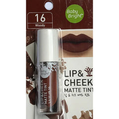 BABY BRIGHT WOODY 16 LIP&CHEEK MATTE TINT