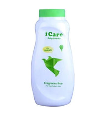 i Care Baby Powder fragrance free 200 gm Anwar Store